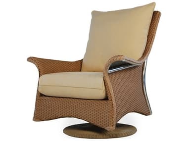 Lloyd Flanders Mandalay Wicker Swivel Rocker Lounge Chair LF27080
