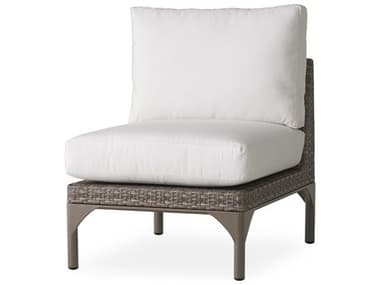 Lloyd Flanders Martinique Granite Wicker Modular Lounge Chair LF272053