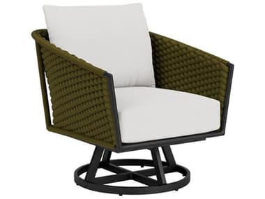 Lloyd Flanders Escape Aluminum Swivel Lounge Chair LF309080