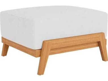 Lloyd Flanders Alpine Teak Ottoman LF363017