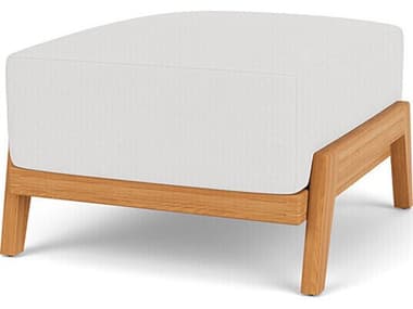 Lloyd Flanders Alpine Teak Ottoman LF363017