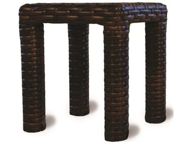 Lloyd Flanders Contempo Wicker 16'' Wide Square End Table/Stool LF38016