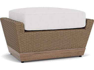 Lloyd Flanders Charisma Aluminum Wicker Ottoman LF421017