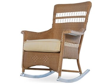 Lloyd Flanders Nantucket Wicker Porch Rocker Lounge Chair LF51036