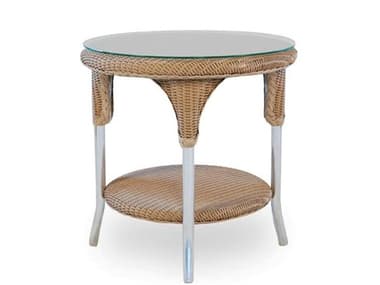 Lloyd Flanders Dining & Accessory Wicker 24Wide Round End Table LF86124