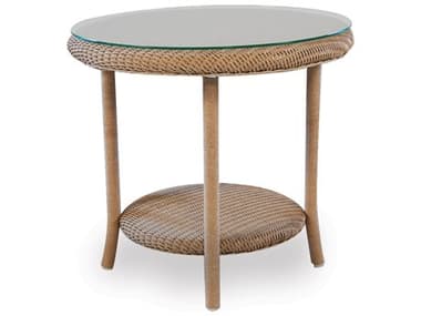 Lloyd Flanders Dining &amp; Accessory Wicker 24'' Wide Round End Table LF86243