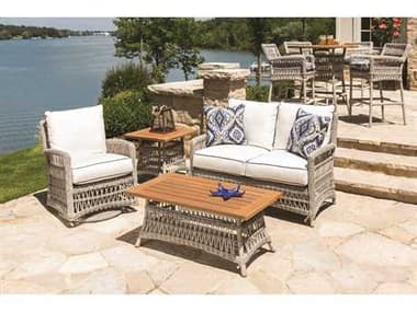 Lloyd Flanders Mackinac Wicker Lounge Set LFMACKLNGESET4