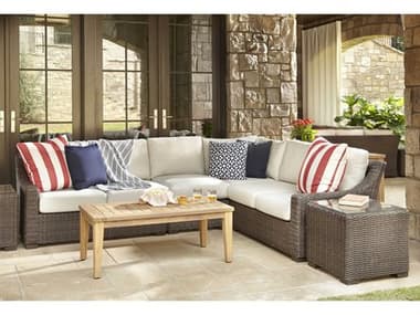 Lloyd Flanders Mesa Wicker Sectional Lounge Set LFMESASECLNGSET1