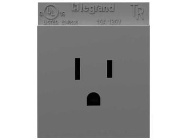 Legrand Adorne Magnesium Single Tamper-Resistant Outlet LGRARTR151M10