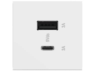 Legrand Adorne White Ultra-Fast USB Type-A/C Outlet Module LGRARUSB2AC6W4