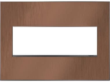 Legrand Adorne Copper Copper Three-Gang Screwless Wall Plate LGRAWM3GCU4