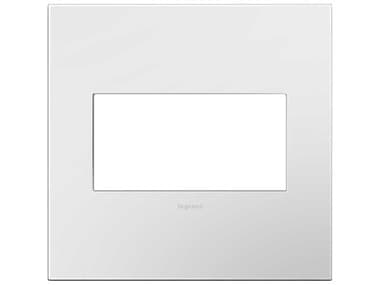 Legrand  Powder White 2-Gang Wall Plate LGRAWP2GPW4