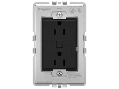 Legrand Adorne Graphite Smart Outlet with Netatmo Plus-Size LGRWNAR153G1