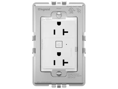 Legrand Adorne White Smart Outlet with Netatmo LGRWNAR203W1