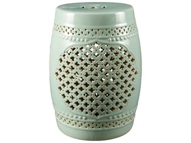 Livabliss by Surya Auburndale Seafoam Green Garden Stool LIVADL004171313