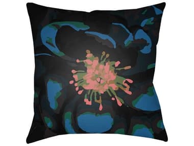 Livabliss by Surya Abstract Floral Pillow LIVAF010