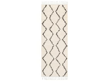 Livabliss by Surya Berber Shag Geometric Runner Area Rug LIVBBE2303RUN