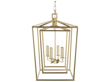 Livabliss by Surya Bellair 4-Light Gold Chandelier LIVBEI006