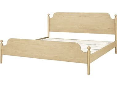 Livabliss by Surya Becki Owens Adella Tan Natural Ash Wood Queen Panel Bed LIVBOAL001Q