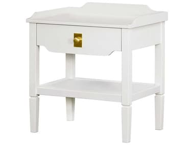 Livabliss by Surya Becki Owens Doheny Rectangular Wood White End Table LIVBODH002242218