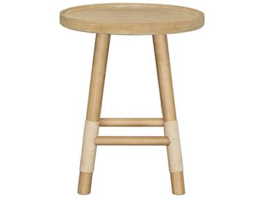 Livabliss by Surya Becki OwensEsmarca Round Wood Brown End Table LIVBOES001242020
