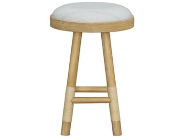 Livabliss by Surya Becki Owens Esmarca Brown Upholstered Ash Wood Counter Stool LIVBOES006261717