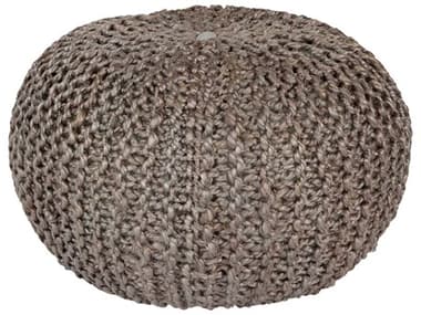 Livabliss by Surya Bermuda Gray Ottoman LIVBRPF002