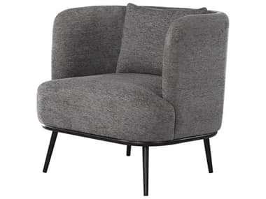 Livabliss by Surya Carmine 31" Gray Fabric Accent Chair LIVCRMN001303231