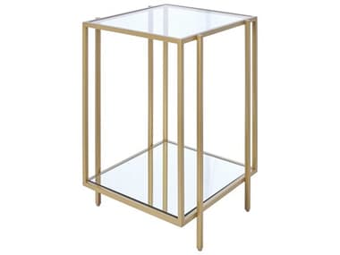 Livabliss by Surya Alecsa Square Glass End Table LIVEAA012