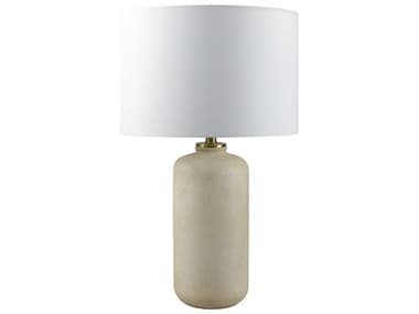 Livabliss by Surya Eclat White Gray Buffet Lamp LIVECL003