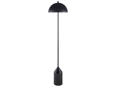 Livabliss by Surya Elder 59" Tall Black Floor Lamp LIVEER006