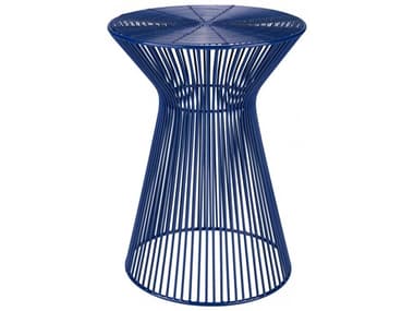 Livabliss by Surya Fife Round Metal Dark Blue End Table LIVFIFE102131318