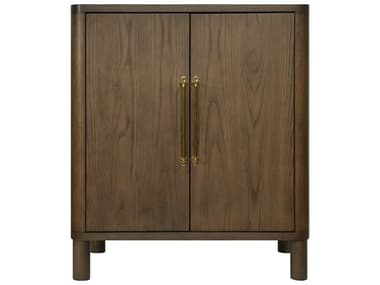 Livabliss by Surya Galey Alix Marshall Dark Brown Ash Wood Accent Cabinet LIVGAMS001343018