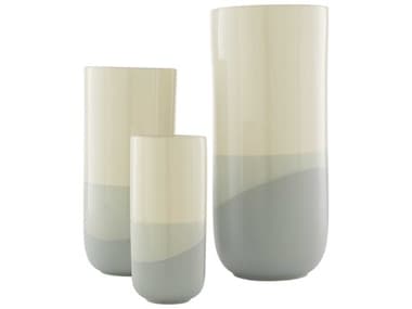 Livabliss by Surya Geo Gray Vase (Set of 3) LIVGEO001SET