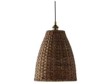 Livabliss by Surya Gallus 12" 1-Light Dark Brown Pendant LIVGLL001