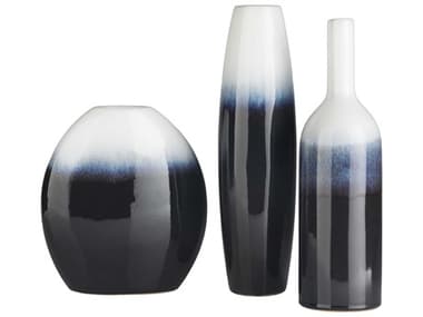 Livabliss by Surya Harris Navy Vase (Set of 3) LIVHAI001SET