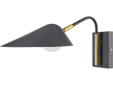 Livabliss by Surya Hallas 1-Light Black Wall Sconce LIVHLS001