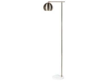 Livabliss by Surya Hartford 62" Tall Metallic Nickel Floor Lamp LIVHRF004