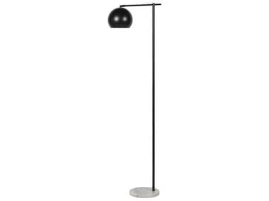 Livabliss by Surya Hartford 62" Tall Black Floor Lamp LIVHRF006