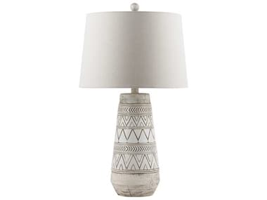 Livabliss by Surya Imelde Tan White Buffet Lamp LIVIMD001