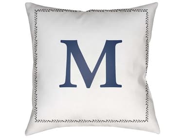 Livabliss by Surya Initials M Pillow LIVINT013