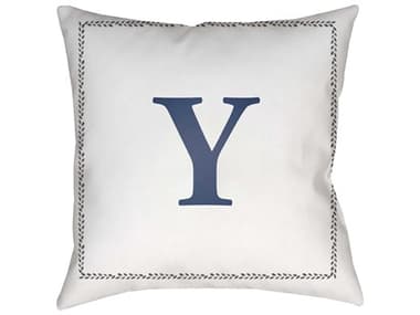 Livabliss by Surya Initials Y Pillow LIVINT025