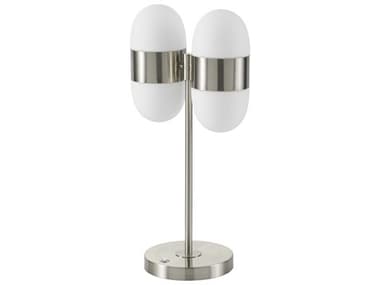 Livabliss by Surya Jonan Metallic Nickel Table Lamp LIVJON002