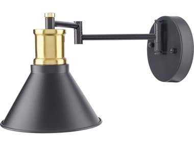 Livabliss by Surya Laufer 1-Light Black Swing Wall Sconce LIVLFR001