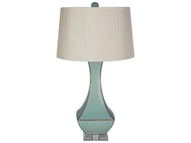 Livabliss by Surya Belhaven Teal Blue Buffet Lamp LIVLMP1004