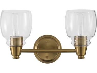 Livabliss by Surya Levene 2-Light Gold Vanity Light LIVLVN001