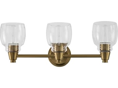 Livabliss by Surya Levene 3-Light Gold Vanity Light LIVLVN002