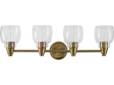 Livabliss by Surya Levene 4-Light Gold Vanity Light LIVLVN003