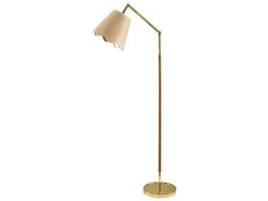 Livabliss by Surya Magda Metallic Brass Floor Lamp LIVMAG004