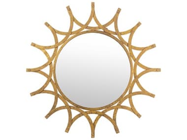 Livabliss by Surya Mestia Gold Wall Mirror Round LIVMES0013030